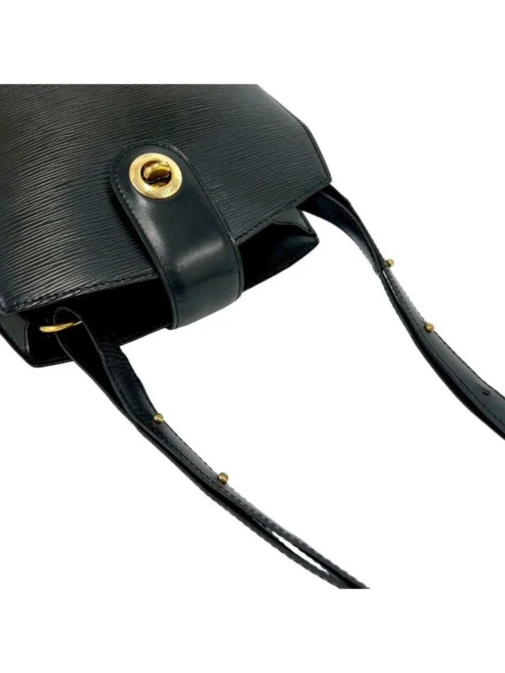 Louis Vuitton Vintage Cluny Epi Leather Shoulder Bag Tote Black - Picture 4 of 10